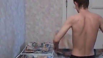 Mature Man Pleasures Young Boy'S Penis Orally And Manually
