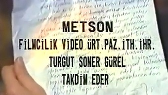 Turkish Couple'S Passionate Kiss And Tit Play