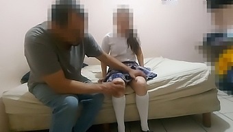 Beautiful Mexican High School Girl Conspires With Her Neighbor To Receive A Present, Engages In Sexual Activity With A Young Man From Sinaloa In A Homemade Video