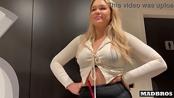 An English Manager Gets Fucked At Work In The Elevator And Bathroom