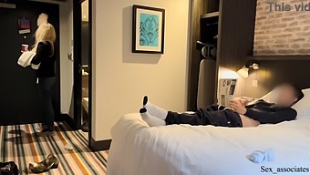 Hotel Maid Helps Me Jerk Off In Public For A Satisfying Orgasm