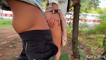 Daring Public Sex On The Train, We Got Busted But Kept Going