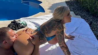 White Girl With A Nice Ass, Kali Roses Gets A Creamy Facial In A Hot Scene.