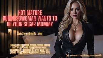 Sensuele Volwassen Executive Hunkert Naar Een Suikerbaby-Arrangement Met Zachte Asmr-Geluiden