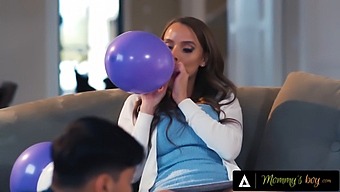 Milf With Perfect Curves Gets Roughed Up By Pervy Stepson And His Friend