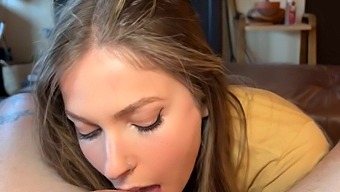 Petite Teen Gets Messy With Cum While Blowing And Taking It From Behind