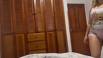 Handjob En Blowjob Van Mijn Verleidelijke Stiefmoeder In Zelfgemaakte Pornovideo